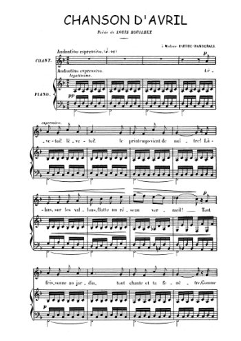 Chanson d'avril